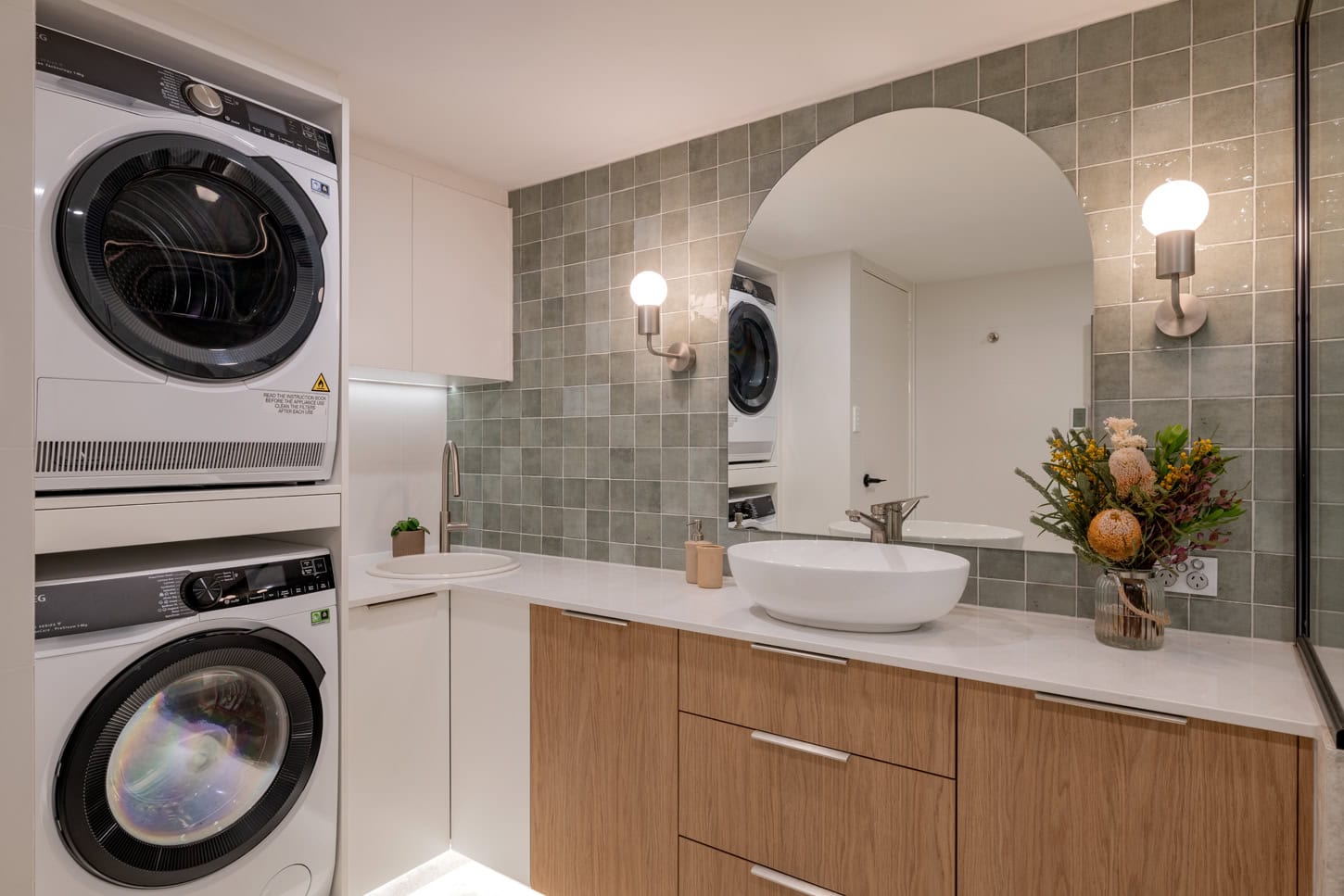 Perth combined bathroom and Laundry